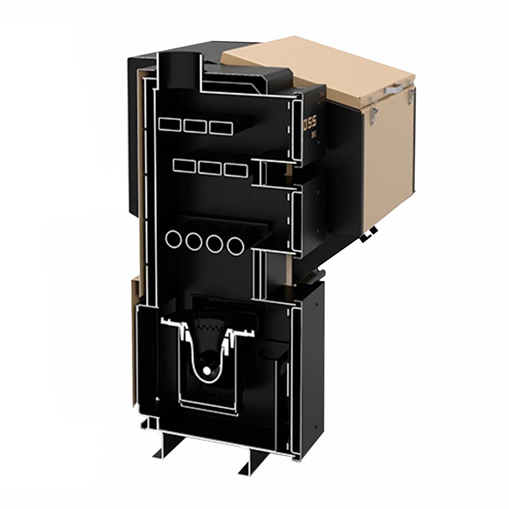 Напольный твердотопливный котел Koloss Auto DUO PLUS 25