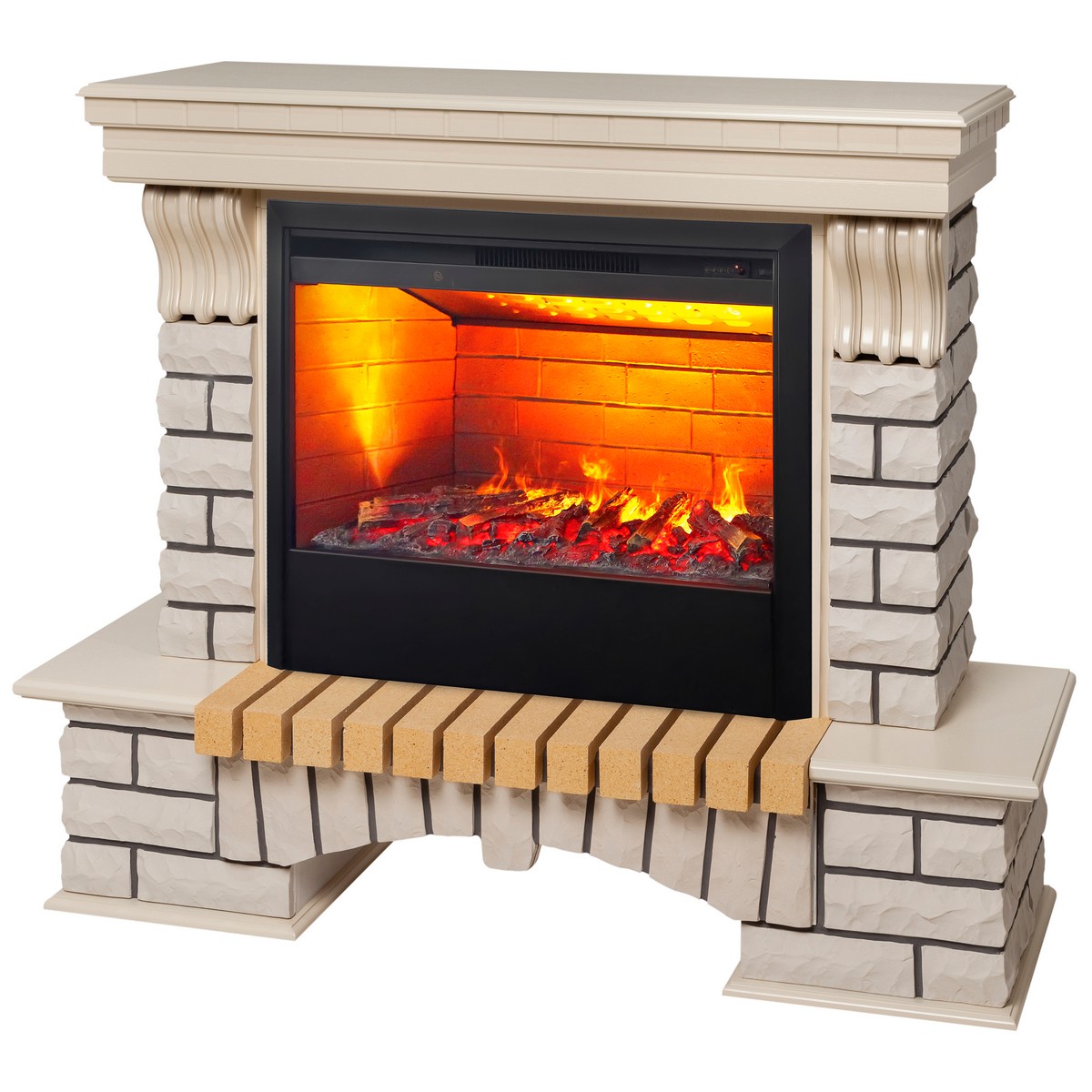 Электрокамин RealFlame  Country 26 WT с очагом 3D Helios 26