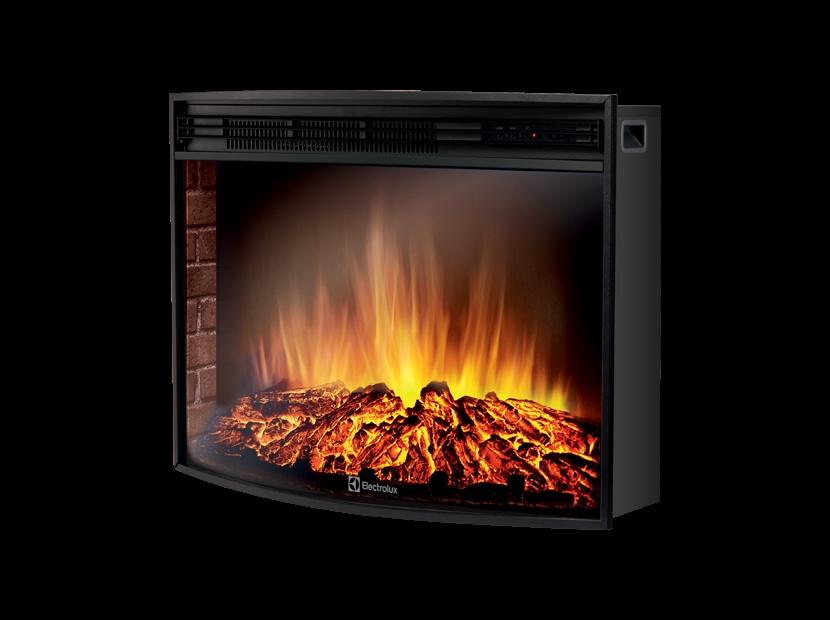 Каминокомплект Electrolux Scala 30 с очагом EFP/P-3320RLS камень сланец скалистый серый, шпон венге