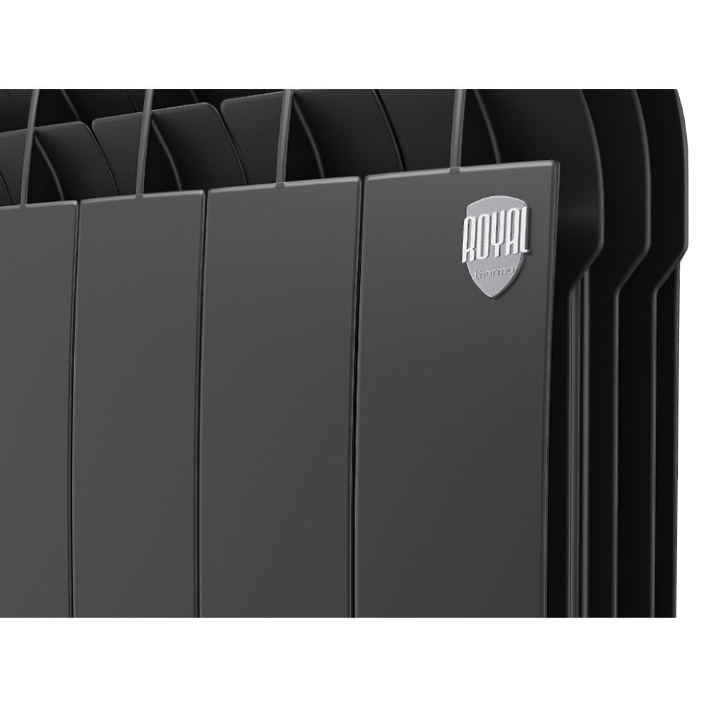 Радиатор алюминиевый Royal Thermo Biliner Alum 500 Noir Sable - 4 секц.
