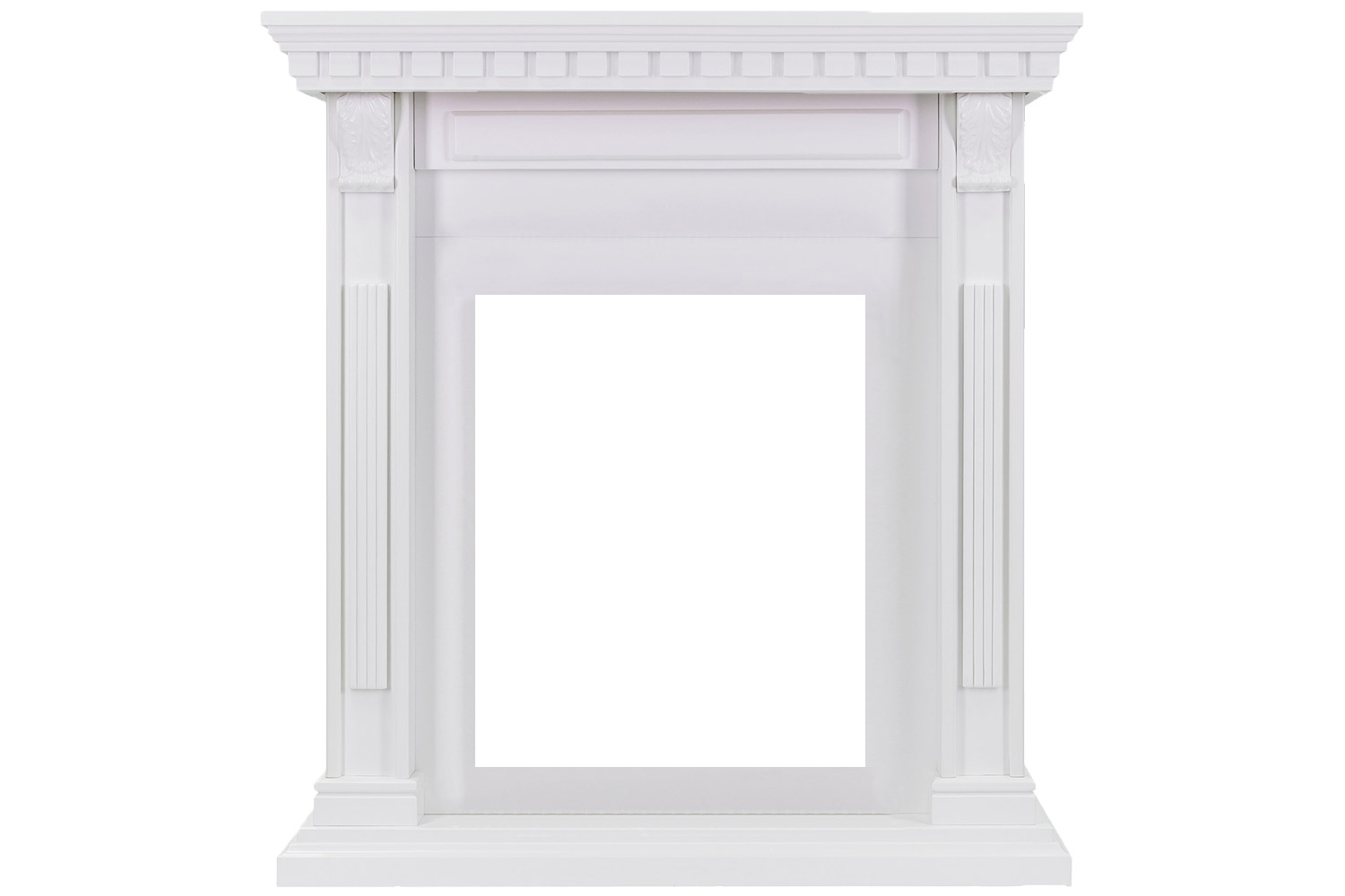 Каминокомплект Royal Flame  Orlean - Белый с очагом Fobos FX M Black