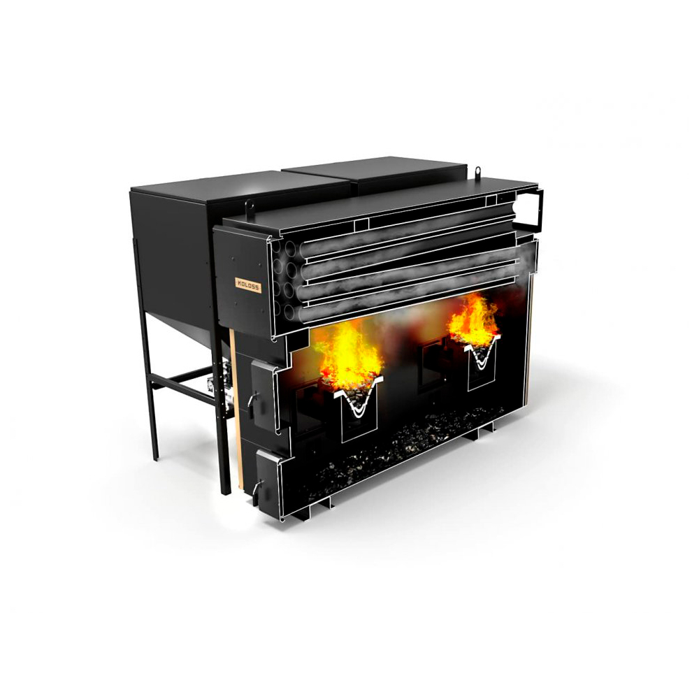 Напольный твердотопливный котел Koloss Pro Avto 300
