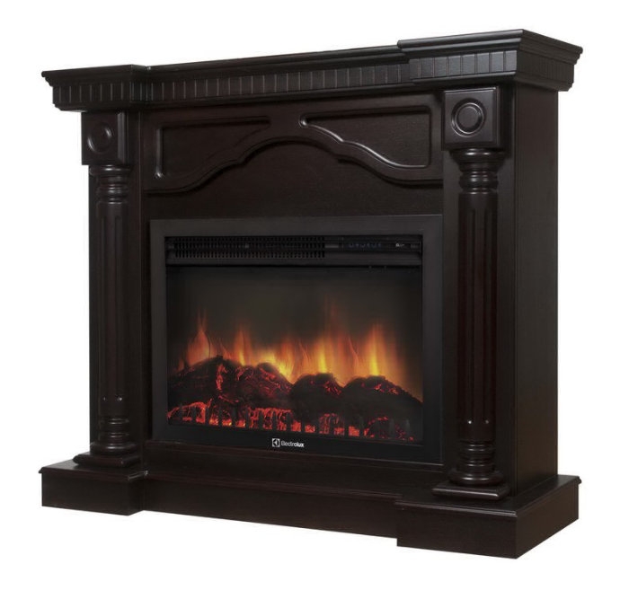 Каминокомплект Electrolux Rome 26/30 с очагом EFP/P-3020LS шпон венге