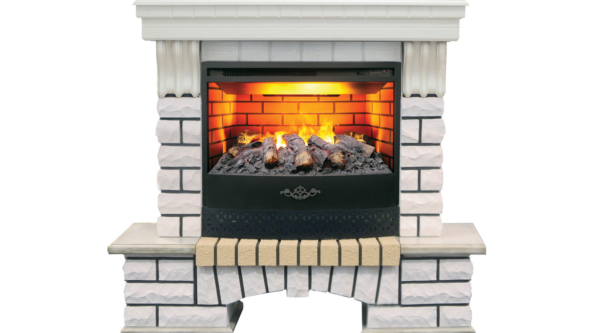 Электрокамин RealFlame  Country 25,5 WT с очагом FireStar 25,5 3D