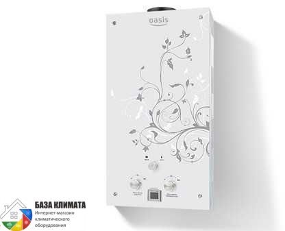 Водонагреватель проточный газовый Oasis Glass 20ZG