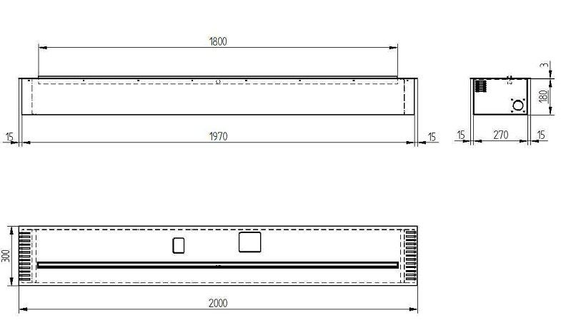Биокамин автоматический Zefire Automatic 2000 черный