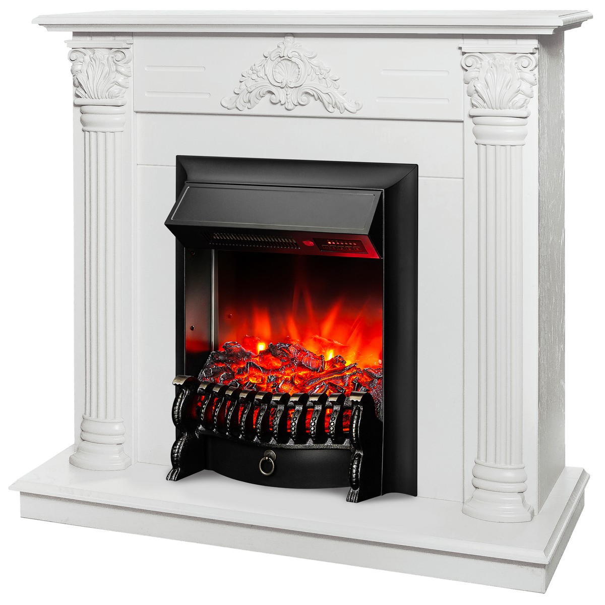 Электрокамин RealFlame  Stefania WT-F614 с очагом Fobos Lux Black RC