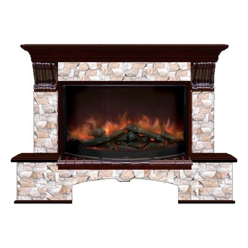 Каминокомплект Glenrich Бостон 86 (Rondo S86) дуб