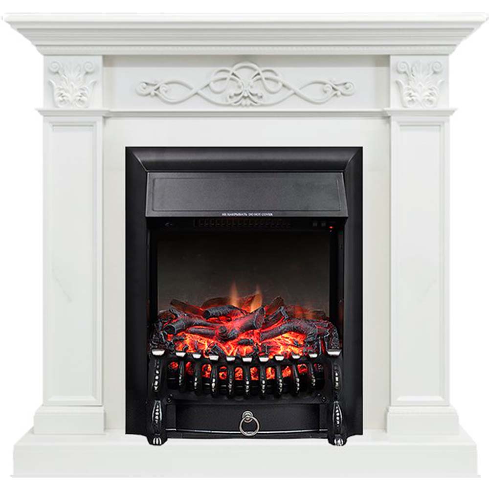 Каминокомплект Royal Flame  Verona - Белый дуб с очагом Fobos FX Black