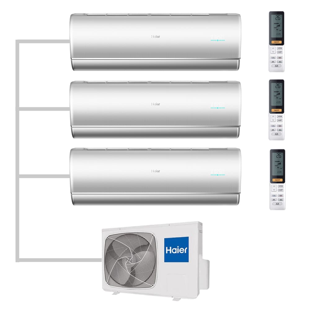 Мульти сплит-система настенная Haier AS35S2SJ2FA-S / AS35S2SJ2FA-S / AS35S2SJ2FA-S / 3U70S2SR5FA Inverter