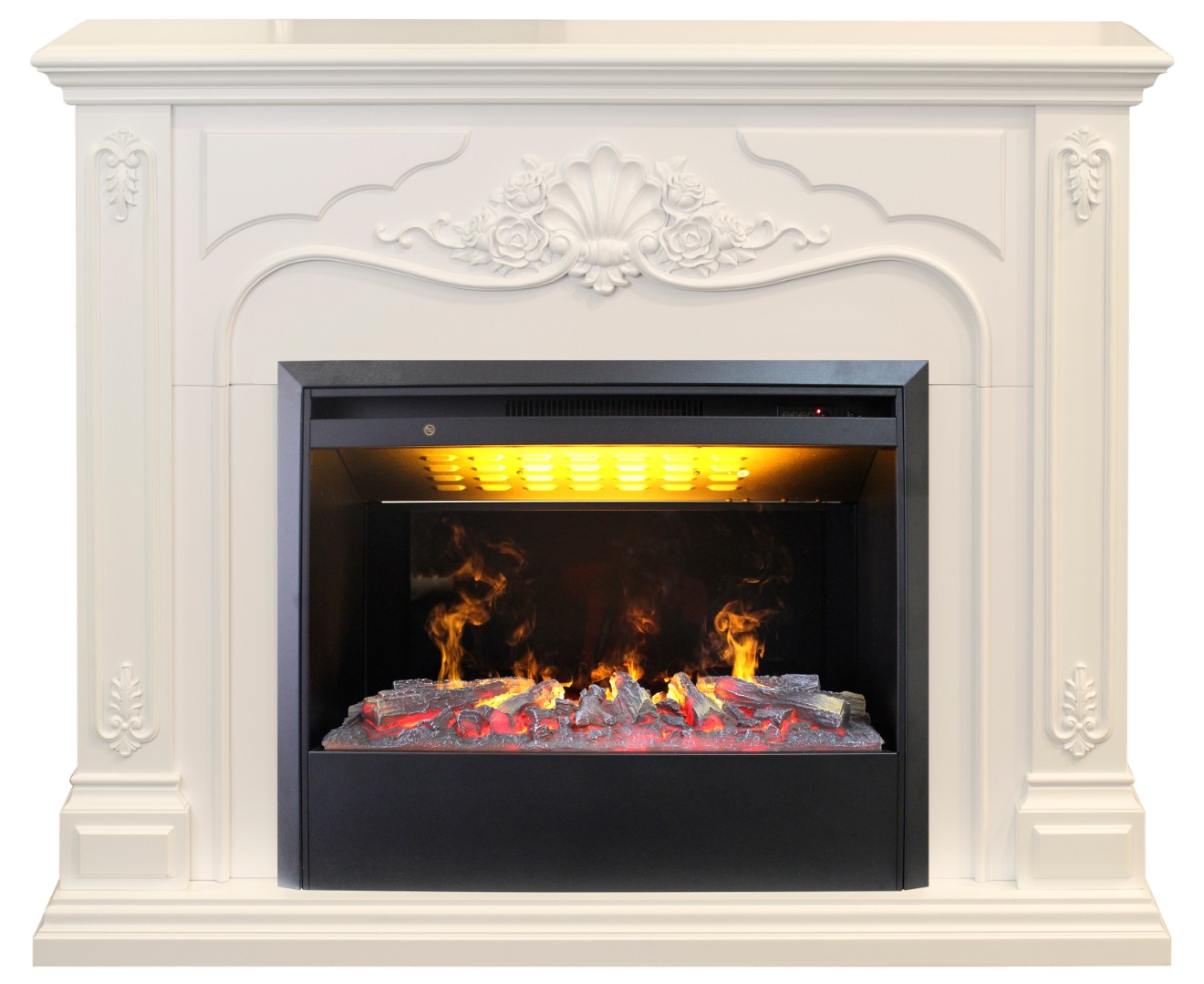 Электрокамин RealFlame Victoria 26 WT с 3D Helios 26 SBG