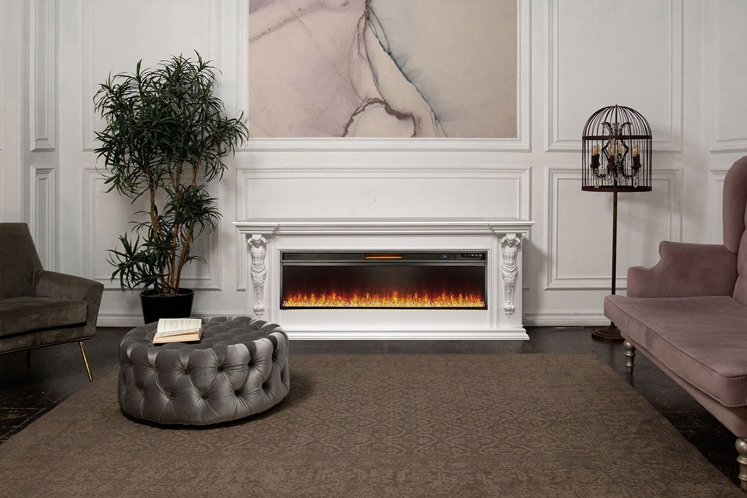 Портал Royal Flame  Sparta 60 - Белый