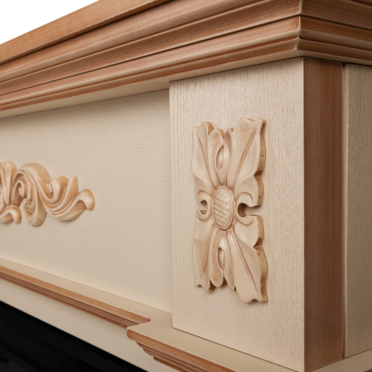 Электрокамин RealFlame  Silvia 26 WT-619B с очагом 3D Helios 26 SBG