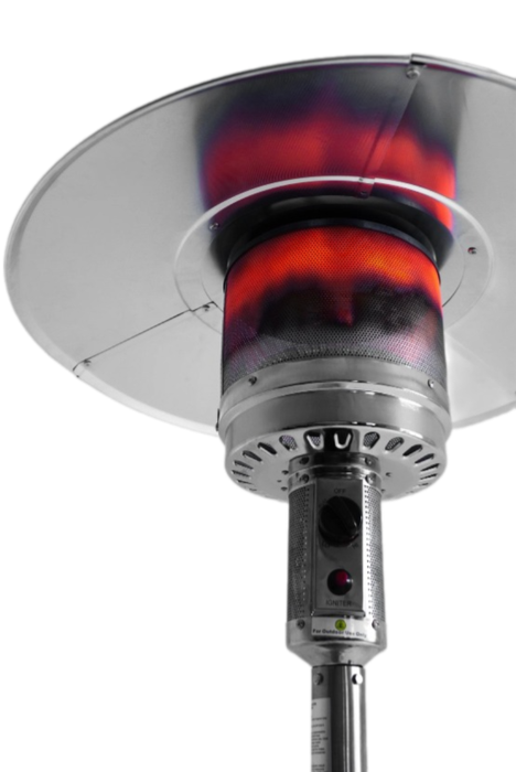 Уличный инфракрасный газовый обогреватель Jax JOGH-13000 PNS (нержавеющая сталь)
