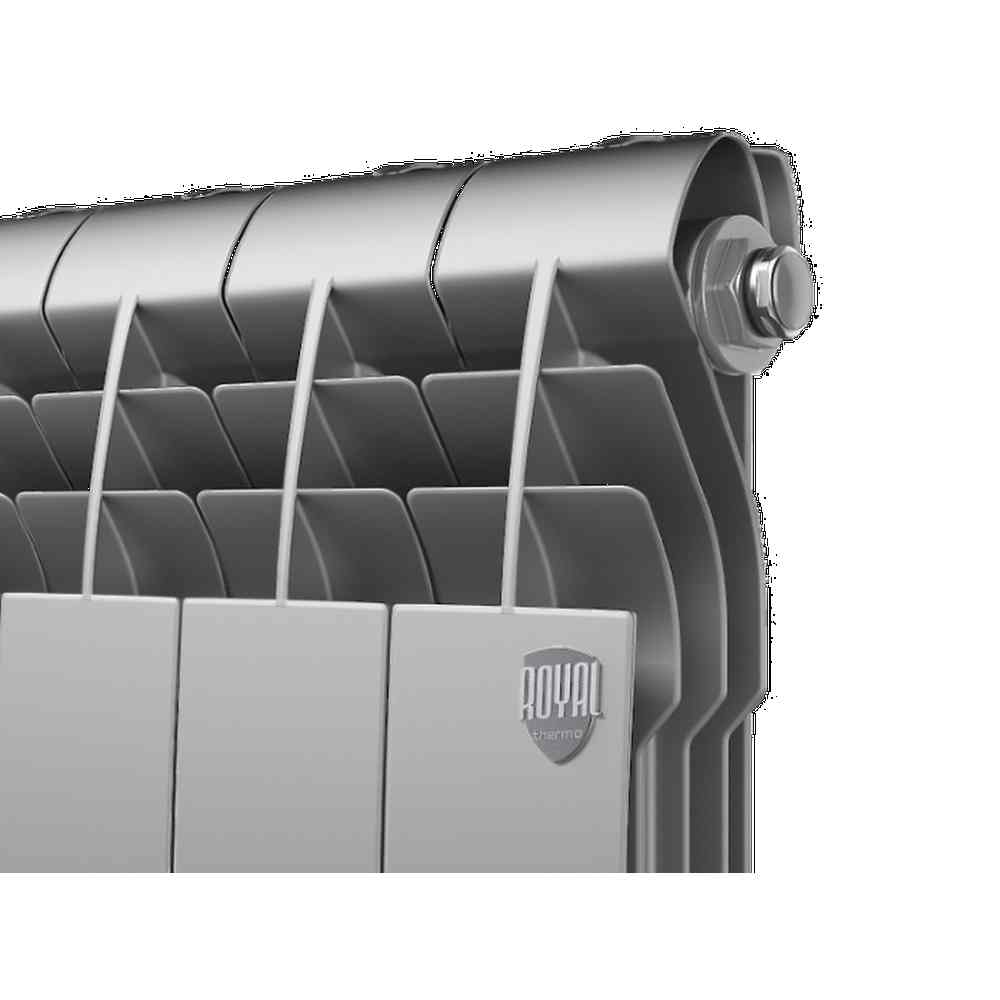 Радиатор алюминиевый Royal Thermo Biliner Alum 500 Silver Satin - 8 секц.