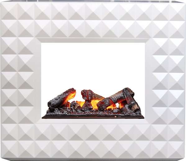 Каминокомплект Dimplex Diamond - Бьянко белый с очагом Cassette 600 NH