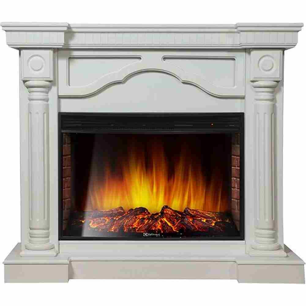 Каминокомплект Electrolux Rome 30 с очагом EFP/P-3320RLS белёный дуб