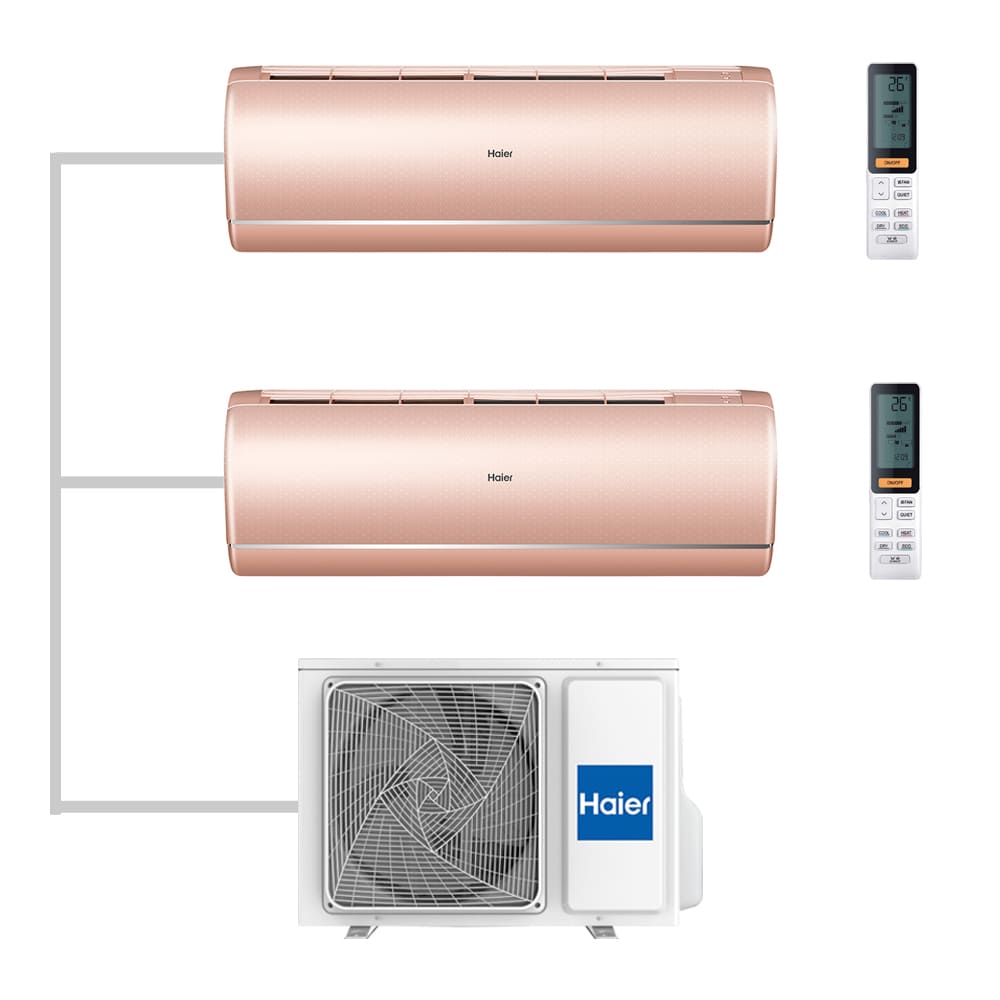 Мульти сплит-система настенная Haier AS25S2SJ2FA-G / AS25S2SJ2FA-G / 2U40S2SM1FA Inverter