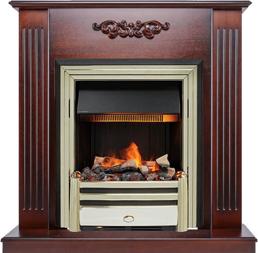 Каминокомплект Dimplex Lumsden - Махагон коричневый антик с очагом Cavendish