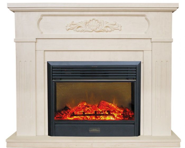 Электрокамин RealFlame Malta 26 WT с MoonBlaze S LUX BL