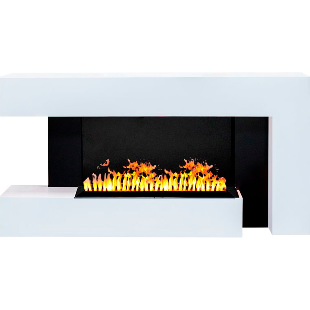 Каминокомплект Dimplex Futuro - Белый с черным с очагом Cassette 1000 PS (без дров)