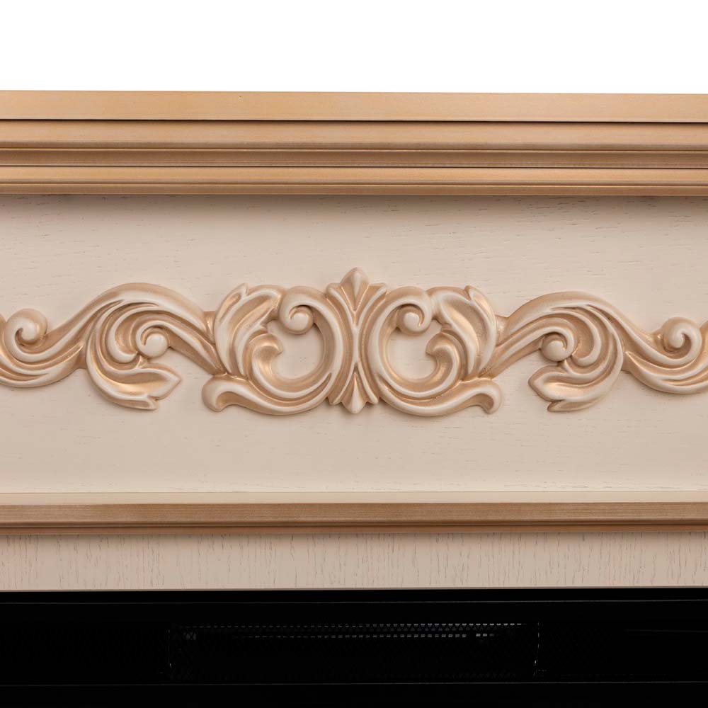 Электрокамин RealFlame Silvia 26 WT-619G с очагом 3D Helios 26