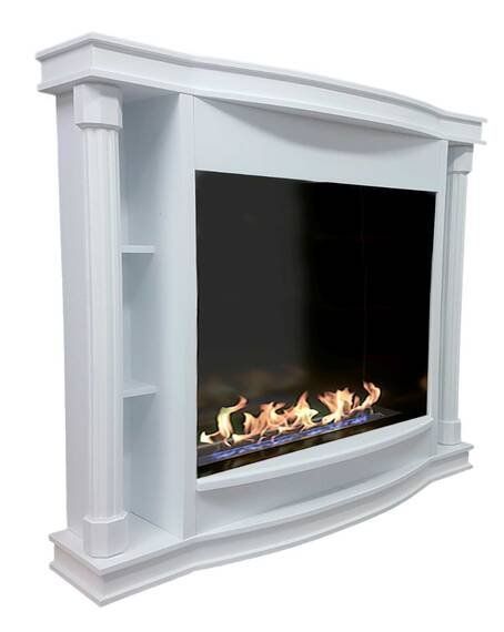 Биокамин классический Zefire Маршал белый