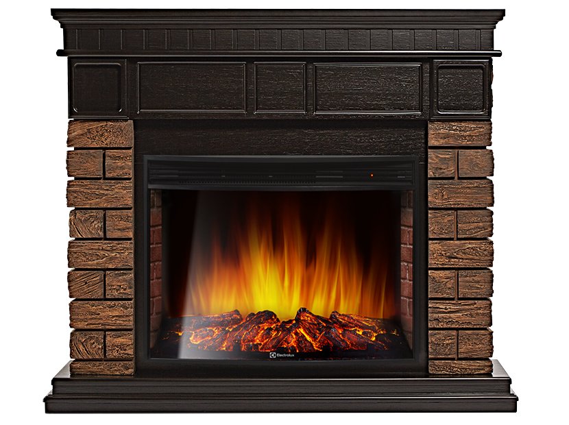Каминокомплект Electrolux Bricks Wood 27 с очагом EFP/P-2720RLS