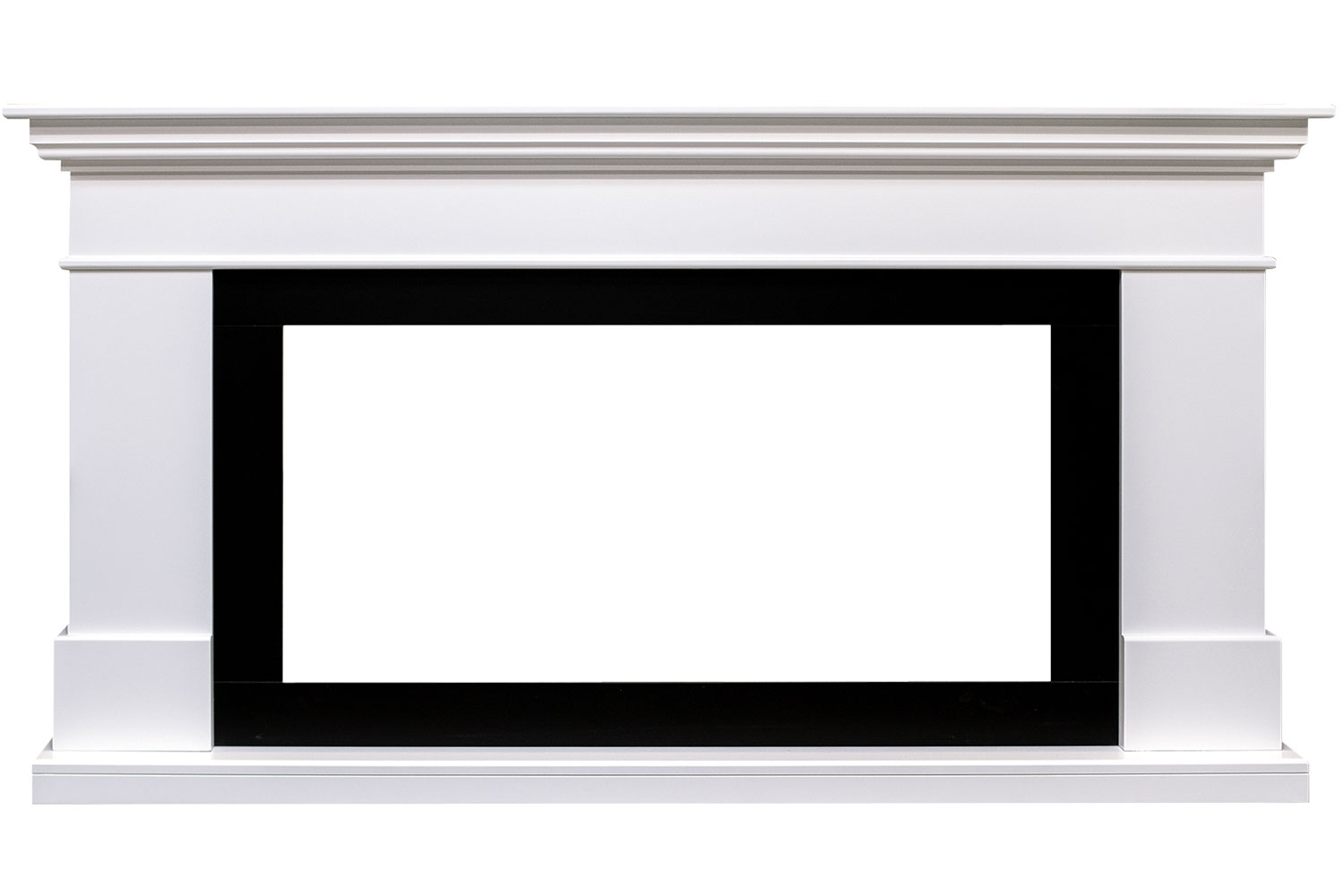 Каминокомплект Royal Flame  California - Белый (Высота 850 мм) с очагом Vision 42 LED