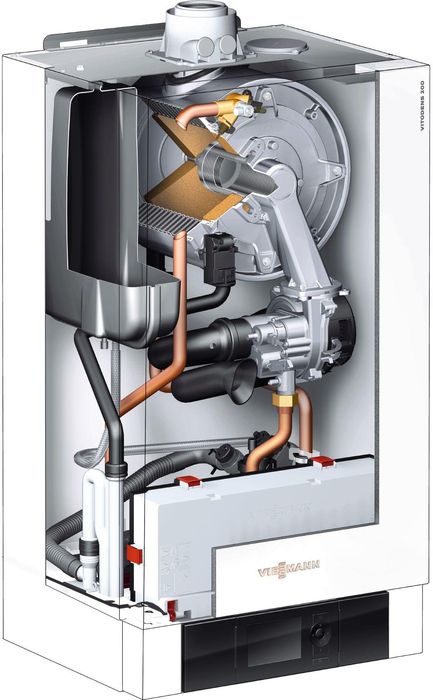 Настенный газовый котел > 100 кВт Viessmann Vitodens 200-W 120 кВт с Vitotronic 100 HC1B (B2HA) (B2HAK10/B2HAI39)