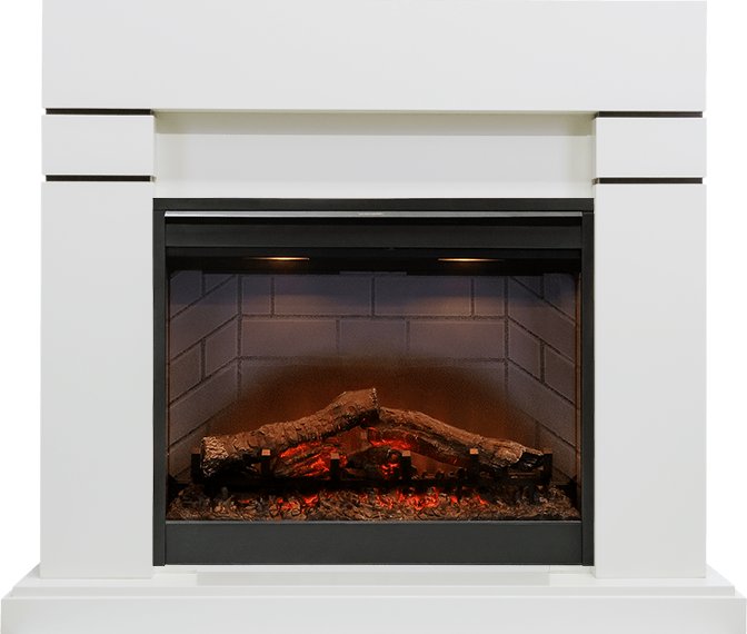 Каминокомплект Dimplex Lindos - Алебастр (Высота 985мм) с очагом Symphony 26'' DF2608-INT