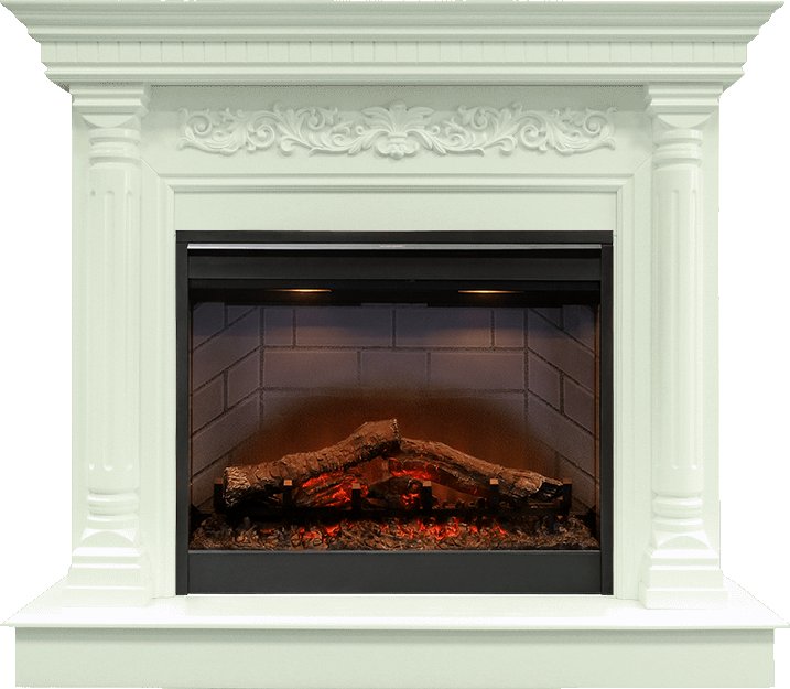 Каминокомплект Dimplex Sicilia - Белый дуб с очагом Symphony 26'' DF2608-INT