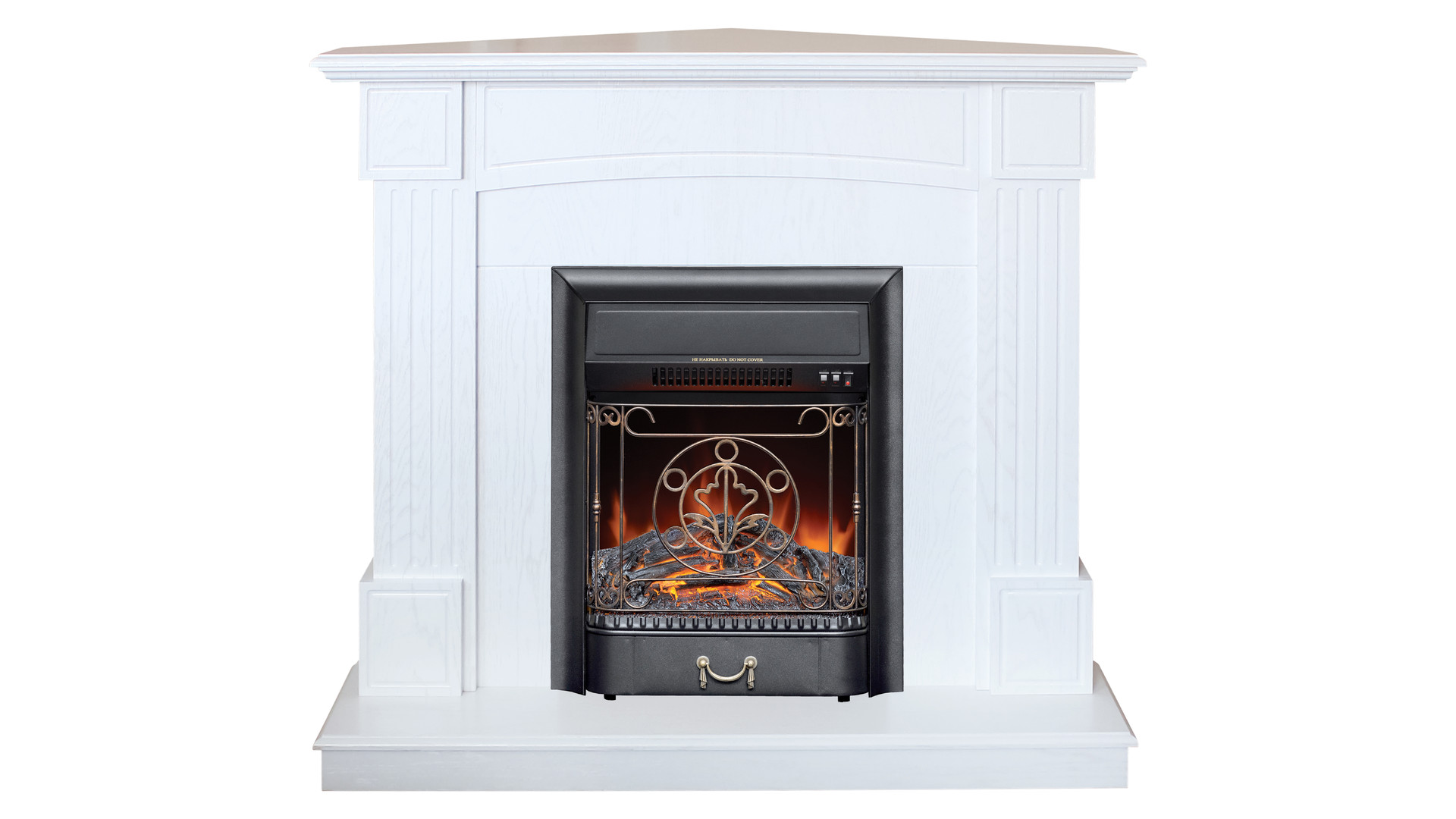 Электрокамин RealFlame  ANDREA Corner WT с Majestic BL Lux S