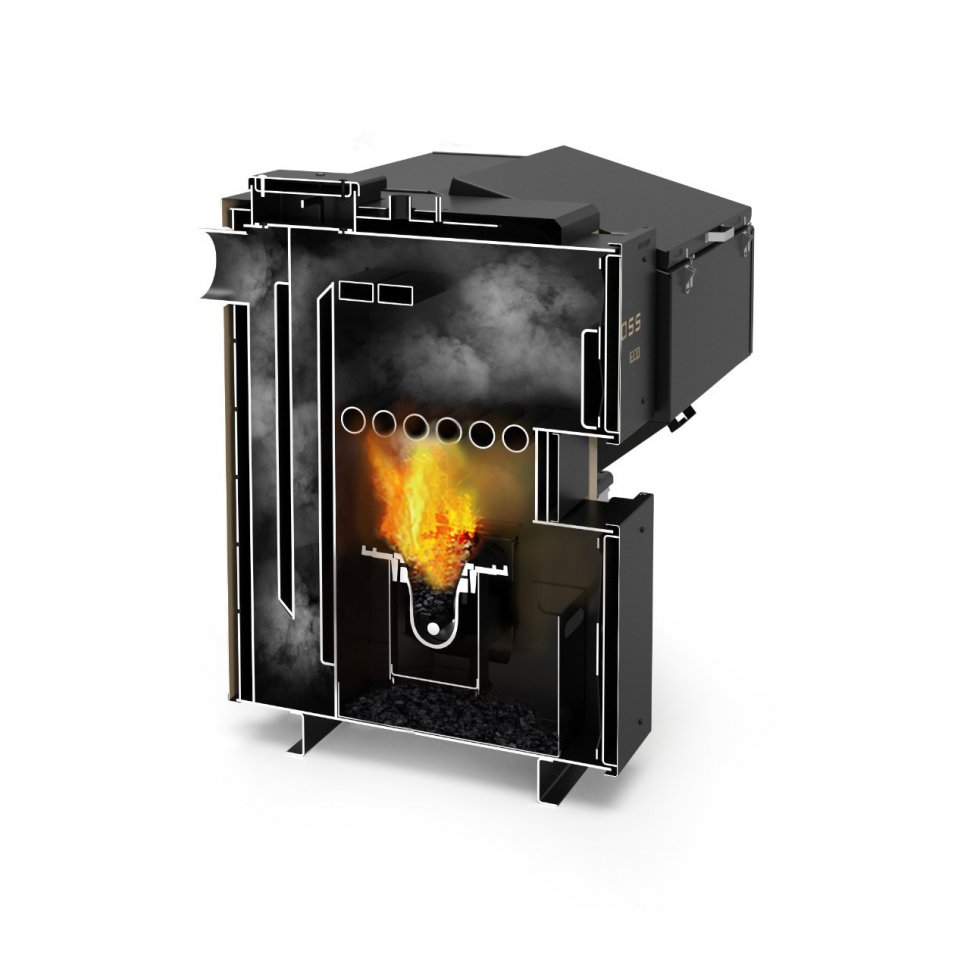 Напольный твердотопливный котел Koloss Auto Max 75