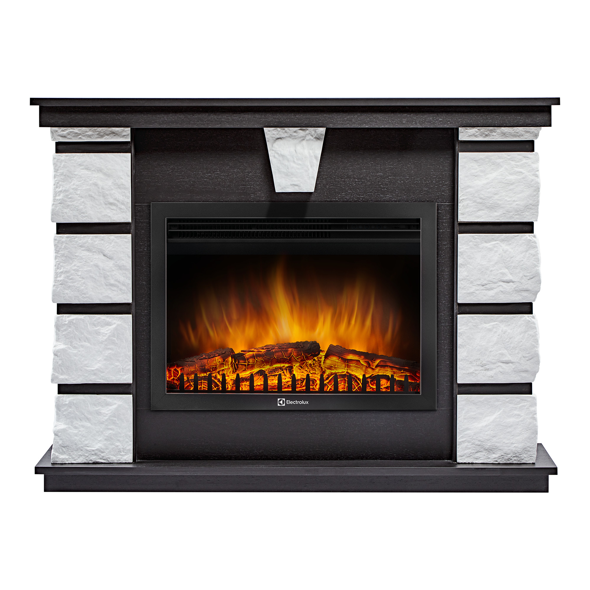 Портал Firelight Excalibur 25 камень белый, шпон венге