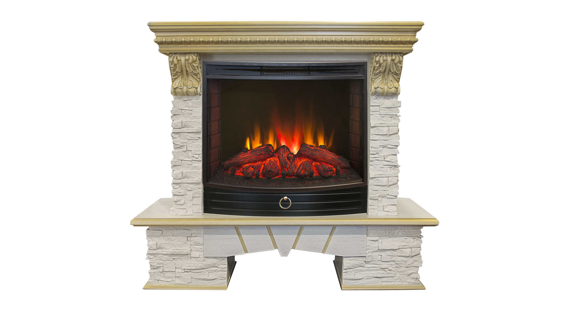 Электрокамин RealFlame  Rockland LUX 25,5 WT с Evrika 25,5