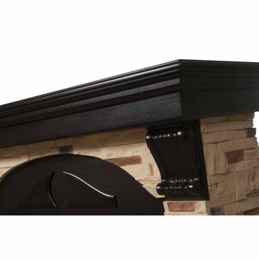 Каминокомплект Electrolux Torre 26/30S с очагом EFP/P-2620RLS камень сланец натуральный, шпон венге