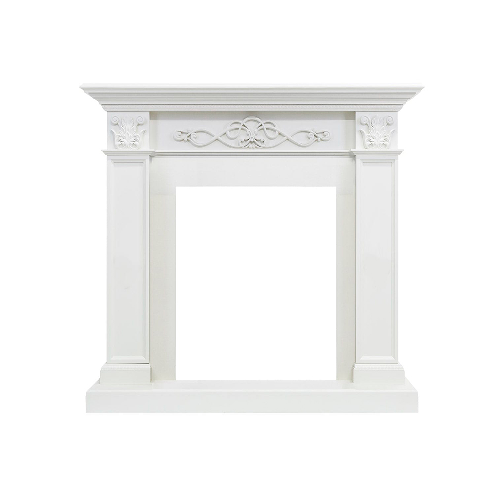 Каминокомплект Royal Flame  Verona - Белый дуб с очагом Fobos FX M Black