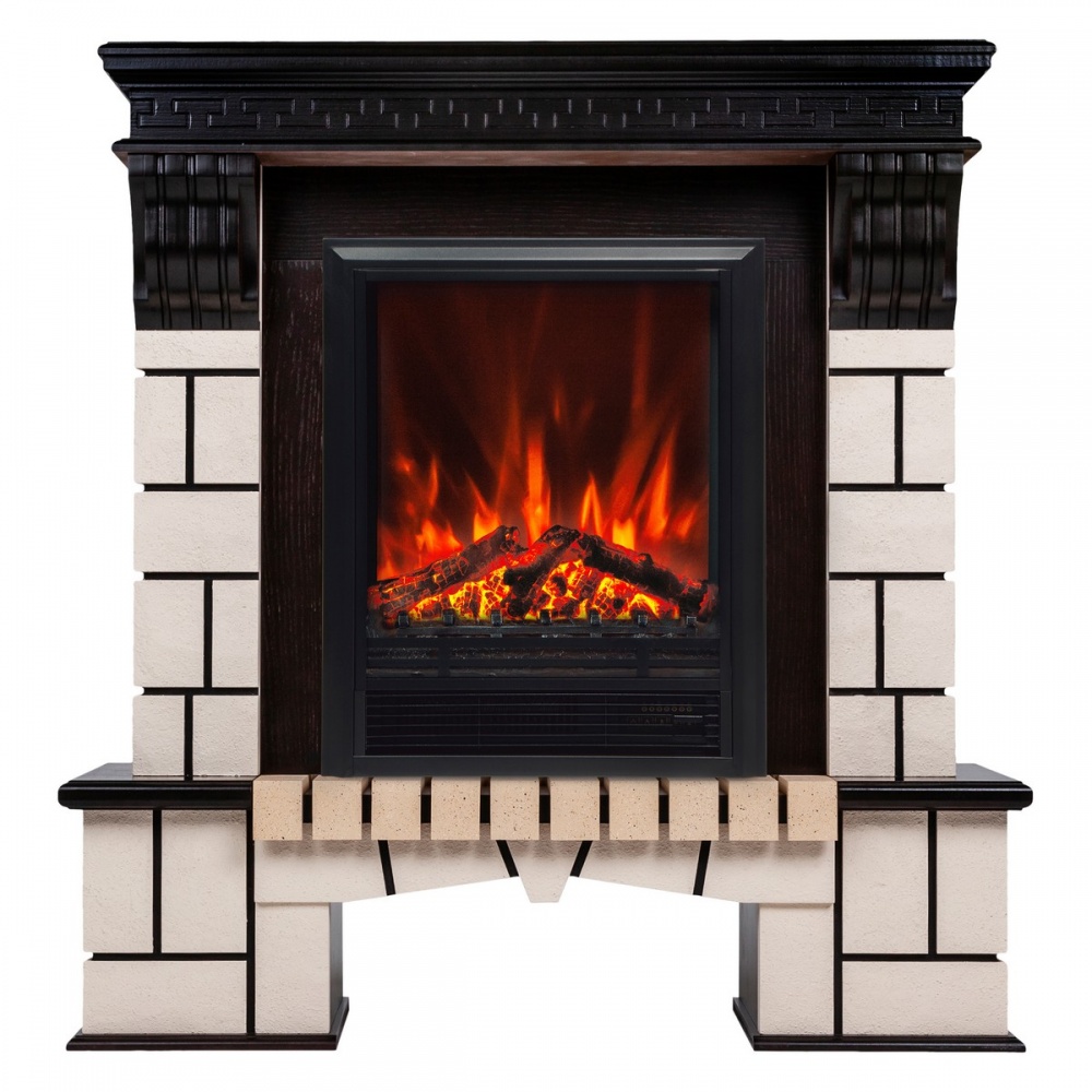 Электрокамин RealFlame Stone STD AO с очагом Eugene