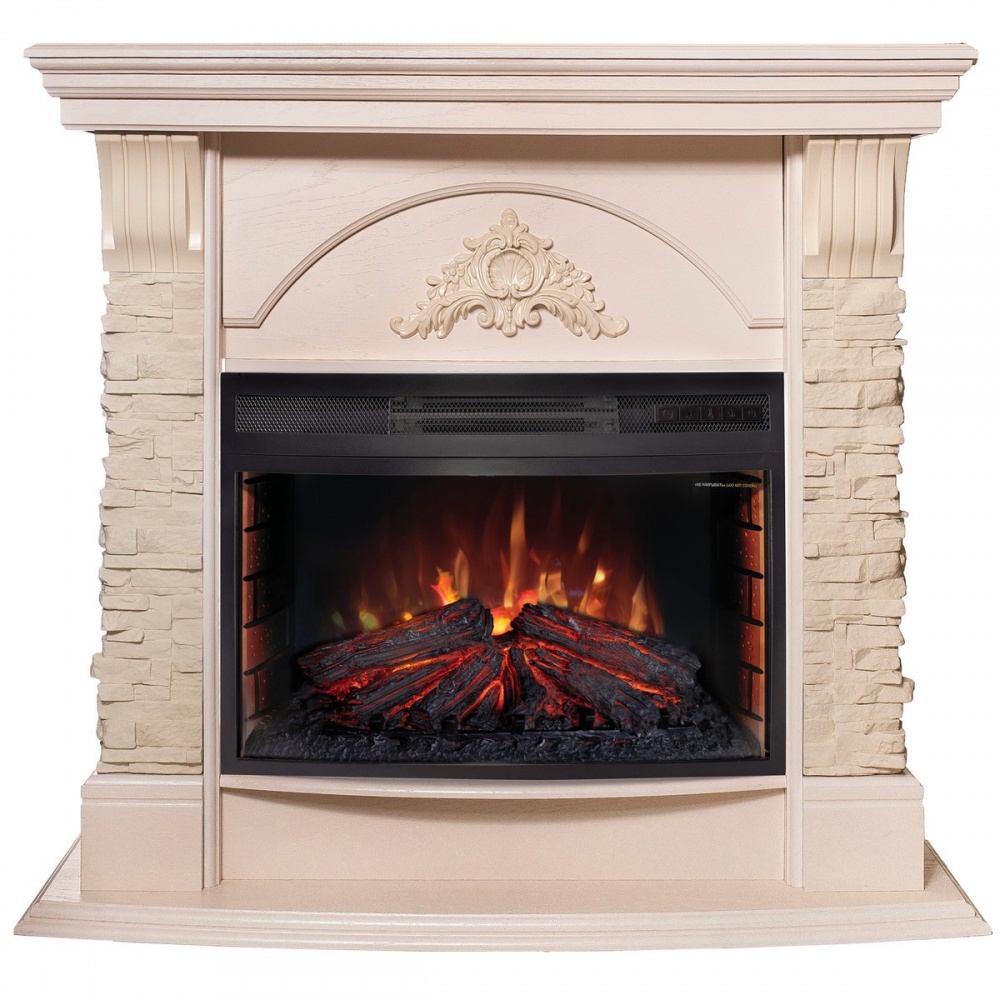 Электрокамин RealFlame  Athena 25/25,5 WT с очагом Firefield 25