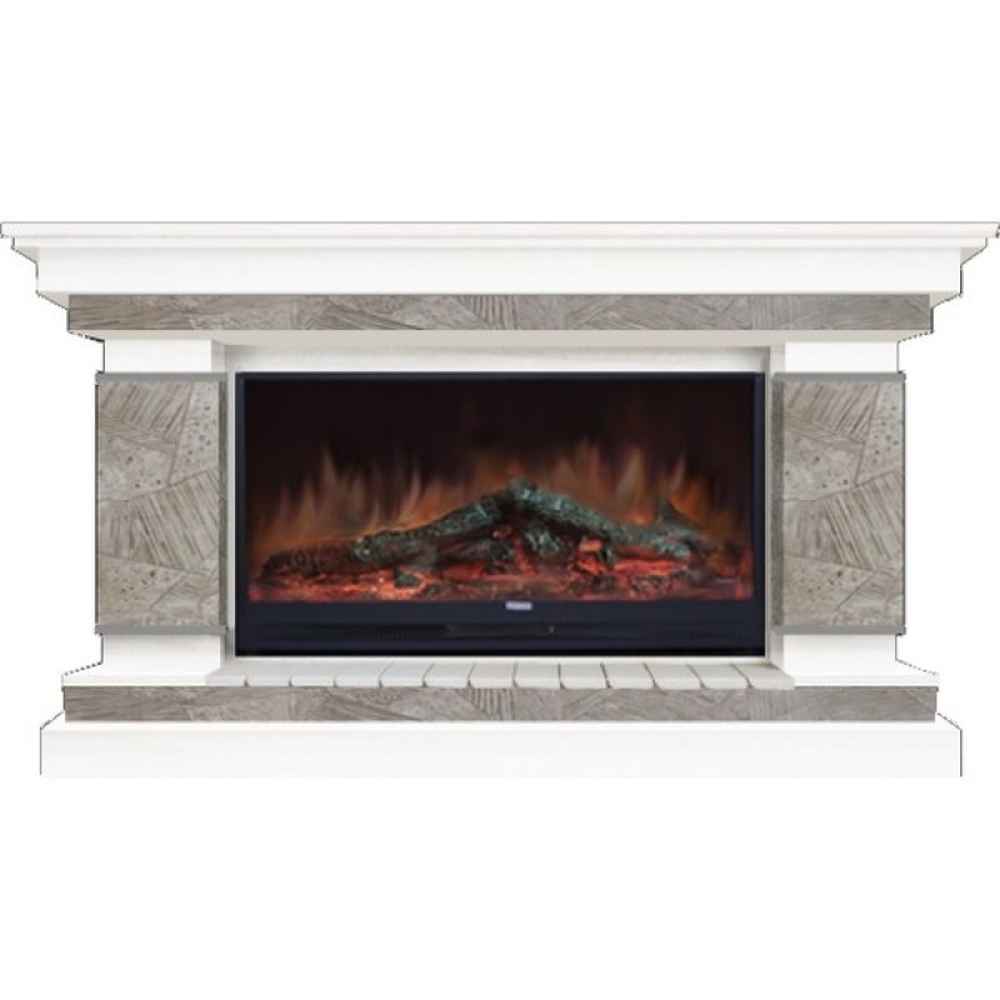 Каминокомплект Glenrich Лорд 86 (Premier S86) марсель белый