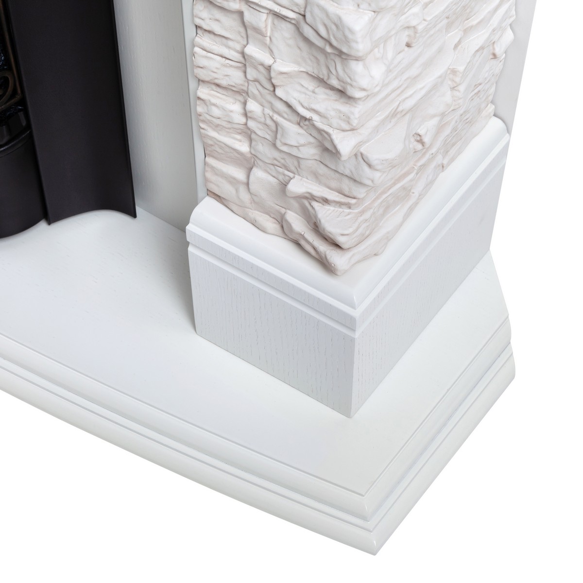 Электрокамин RealFlame  Athena Corner GR с очагом Fobos Lux Black