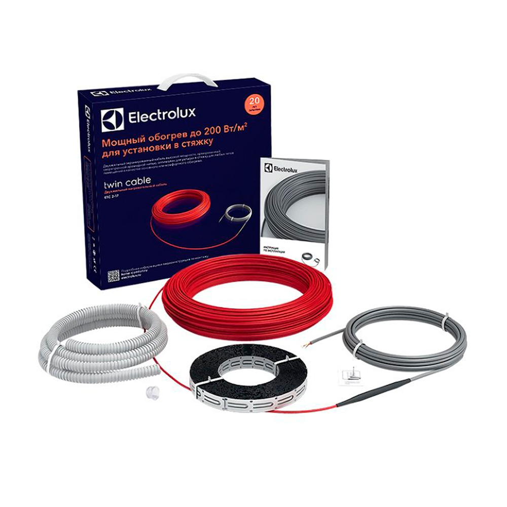 Комплект теплого пола Electrolux ETC 2-17-200 Twin Cable
