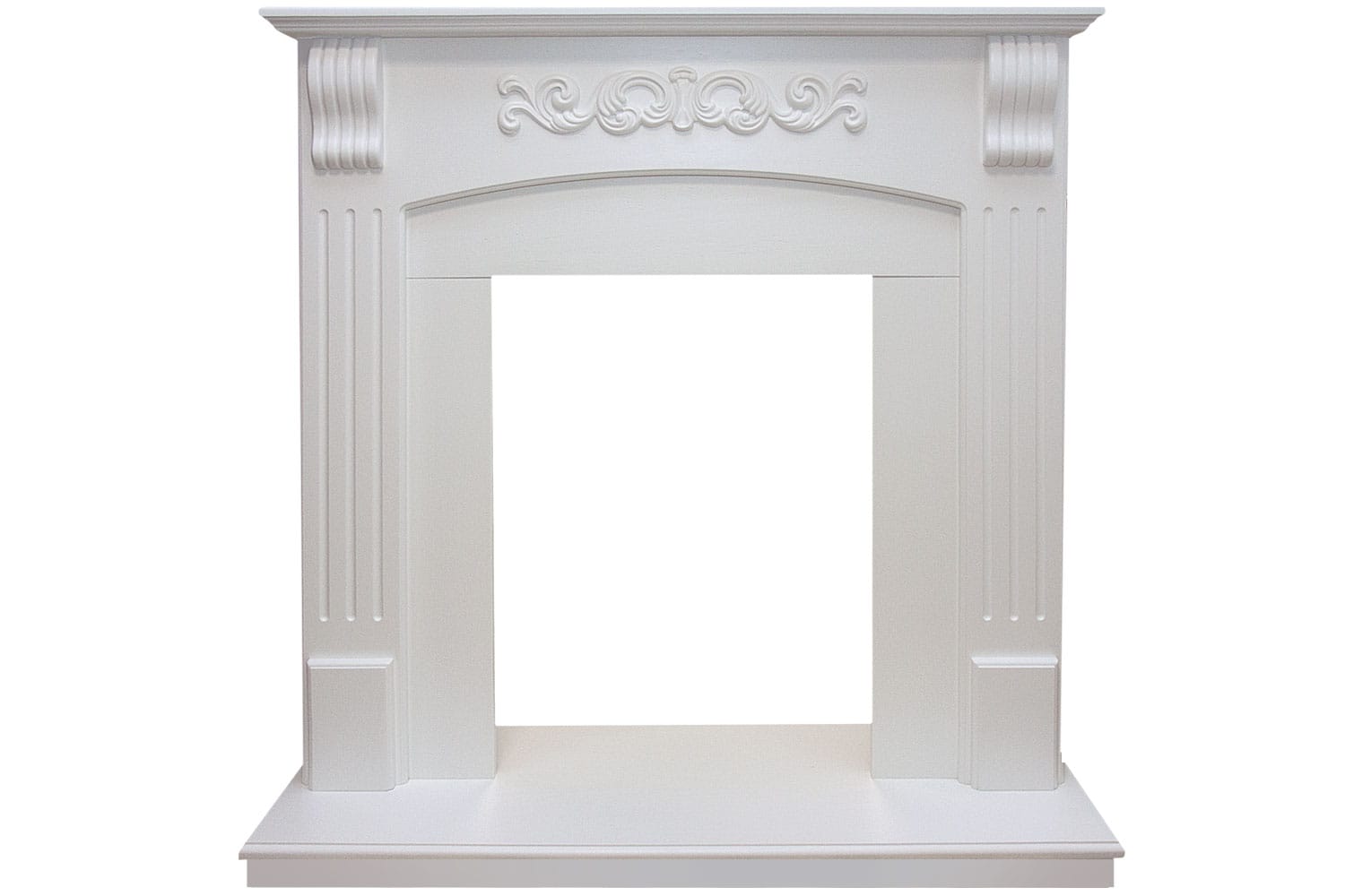 Каминокомплект Royal Flame  Sorrento - Белый дуб с очагом Majestic FX M Brass