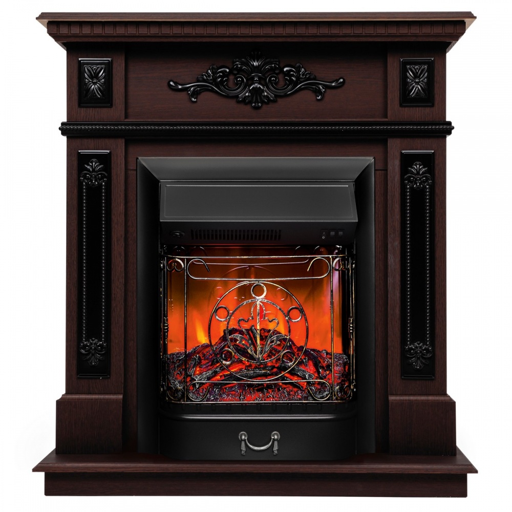 Электрокамин RealFlame  Lilian DN с очагом Majestic Lux Black