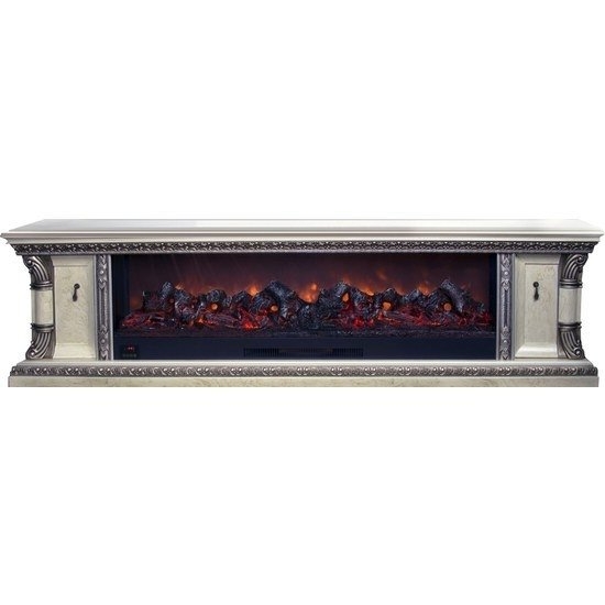 Каминокомплект Glenrich Георгия Premier S130 мрамор светлый