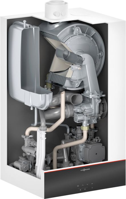 Настенный газовый котел 32 кВт Viessmann Vitodens 100-W 32 кВт двухконтурный (B1KF)