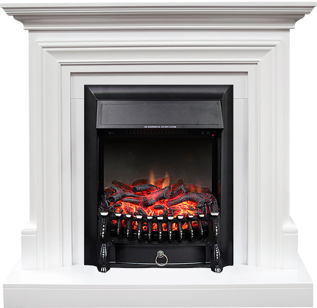 Каминокомплект Royal Flame  Bradford - Белый с очагом Fobos FX Black