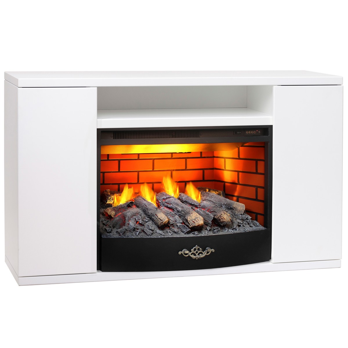 Электрокамин RealFlame Brooklyn 25,5 WT с очагом 3D Firestar 25,5