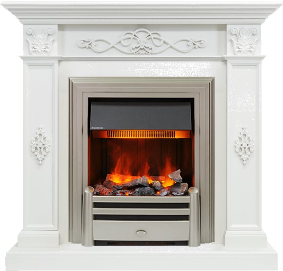 Каминокомплект Dimplex Derby - Белый дуб с очагом Chesford